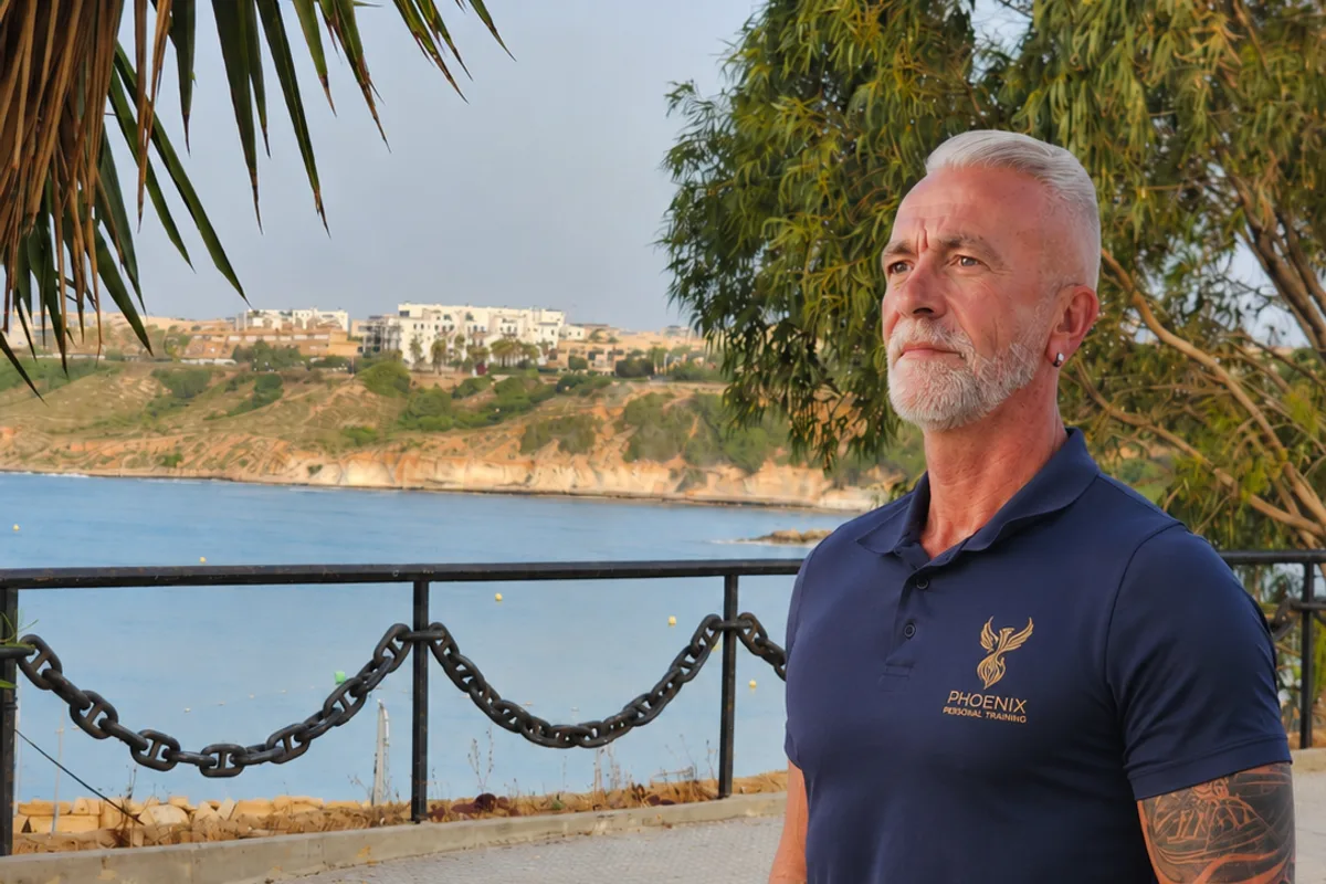 Portrait of Matthias on the Costa Blanca coast